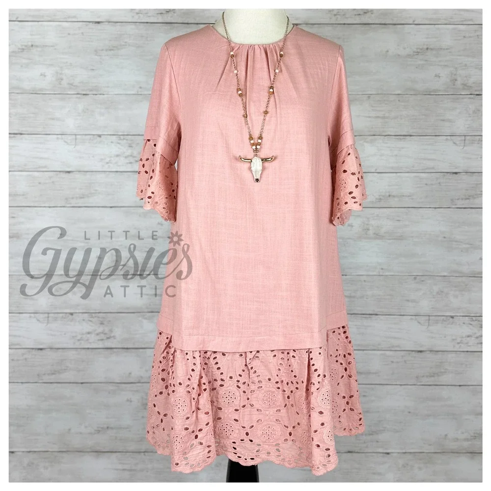 It's all Blush Tunic Dress - Picture 4 of 10